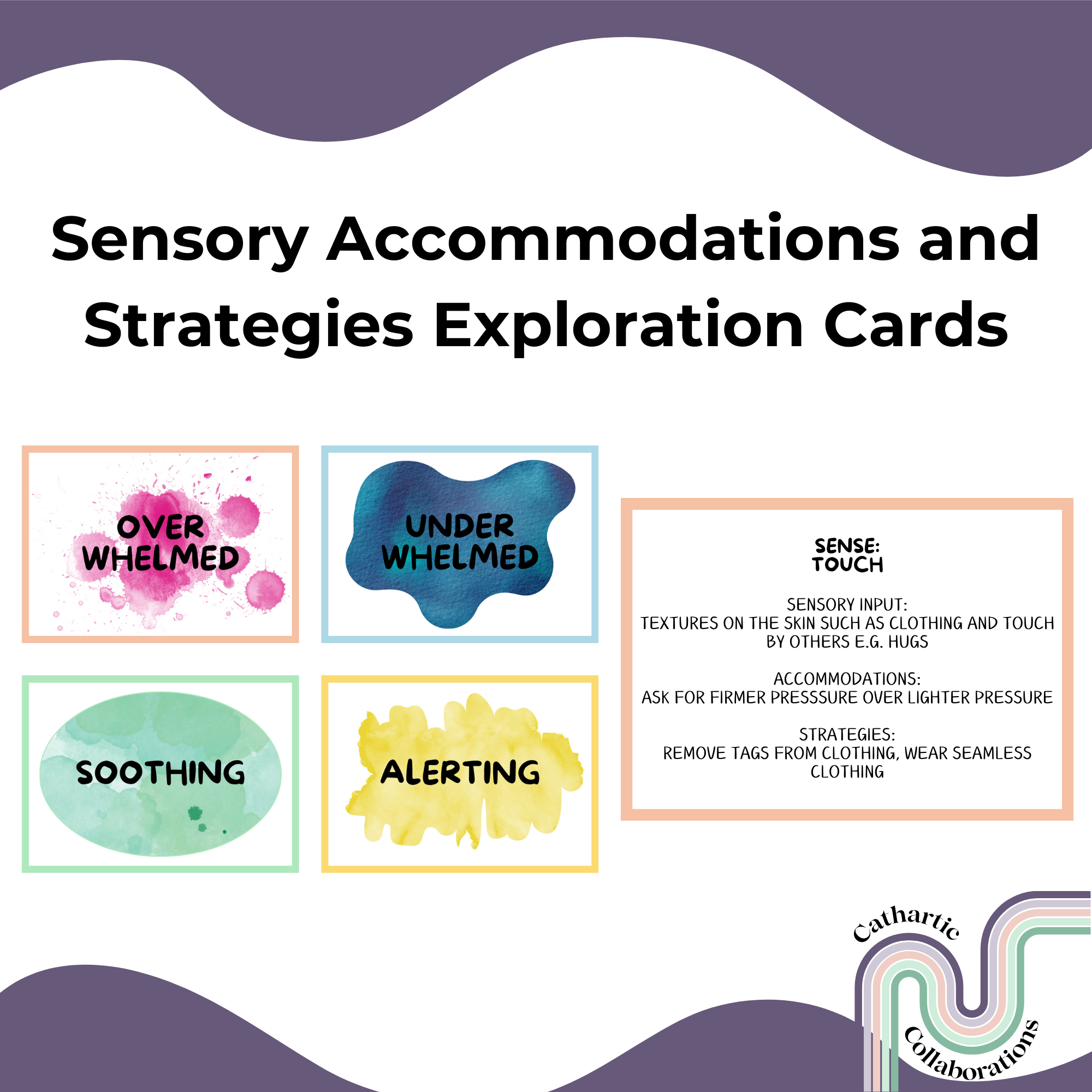 Sensory Accommodations and Strategies Exploration Cards