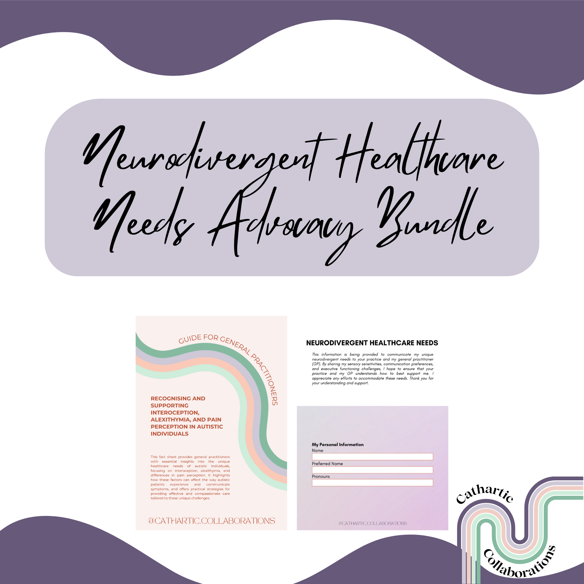 Neurodivergent Healthcare Needs Advocacy Bundle