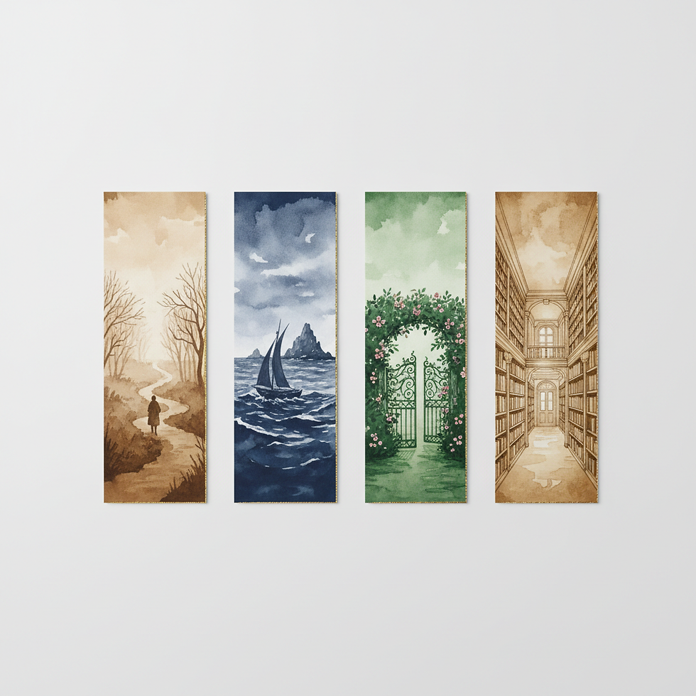 Literary Scene Bookmarks