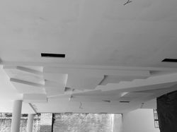 arte geométrica no teto