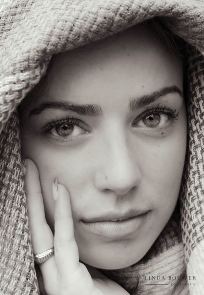 kunst foto, stralende ogen, portret