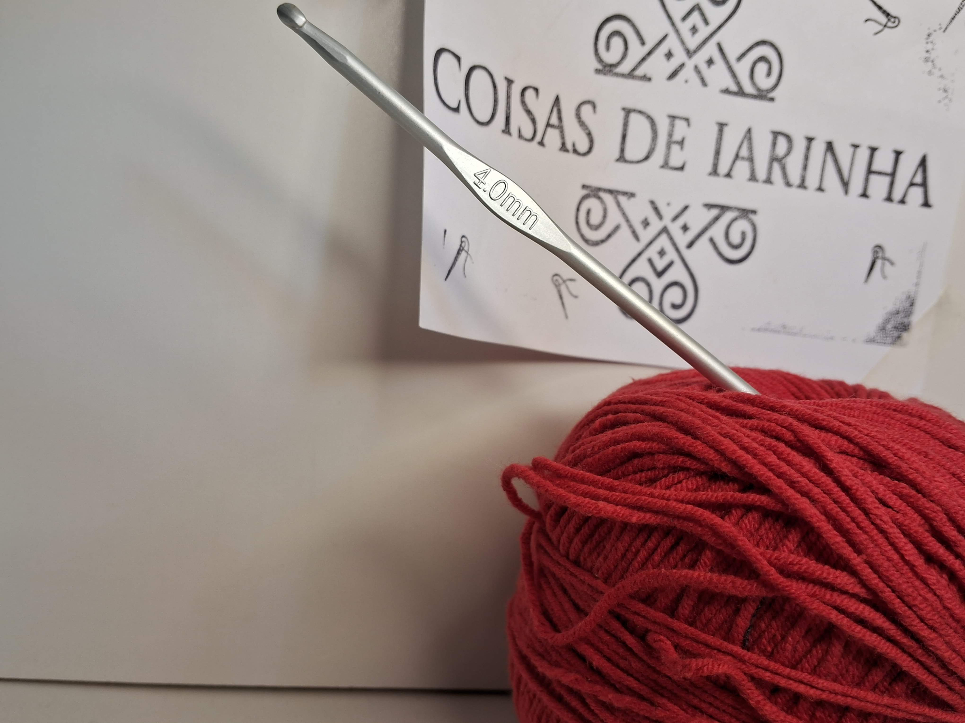 Agulha para Crochê Alumínio 4mm