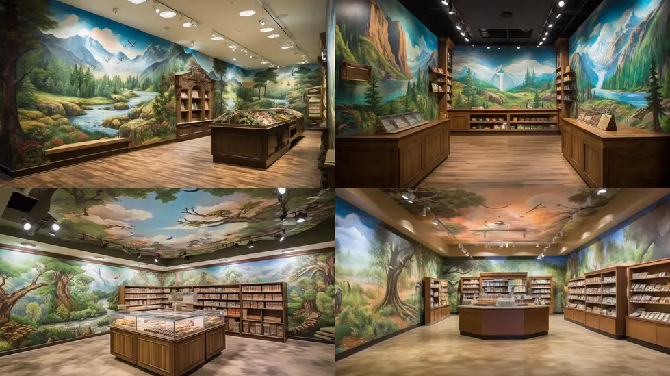 An_outdoor_store_interior_featuring_murals_inspired_by_natu_efea8a41-cf9b-4d0a-8803-c289c8bd56a1