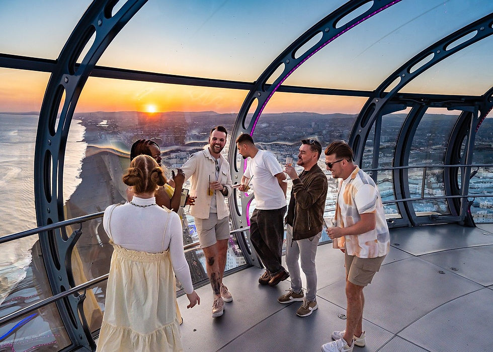 Thumbnail: Brighton i360: Sky Bar 360 Tickets with Champagne for 2