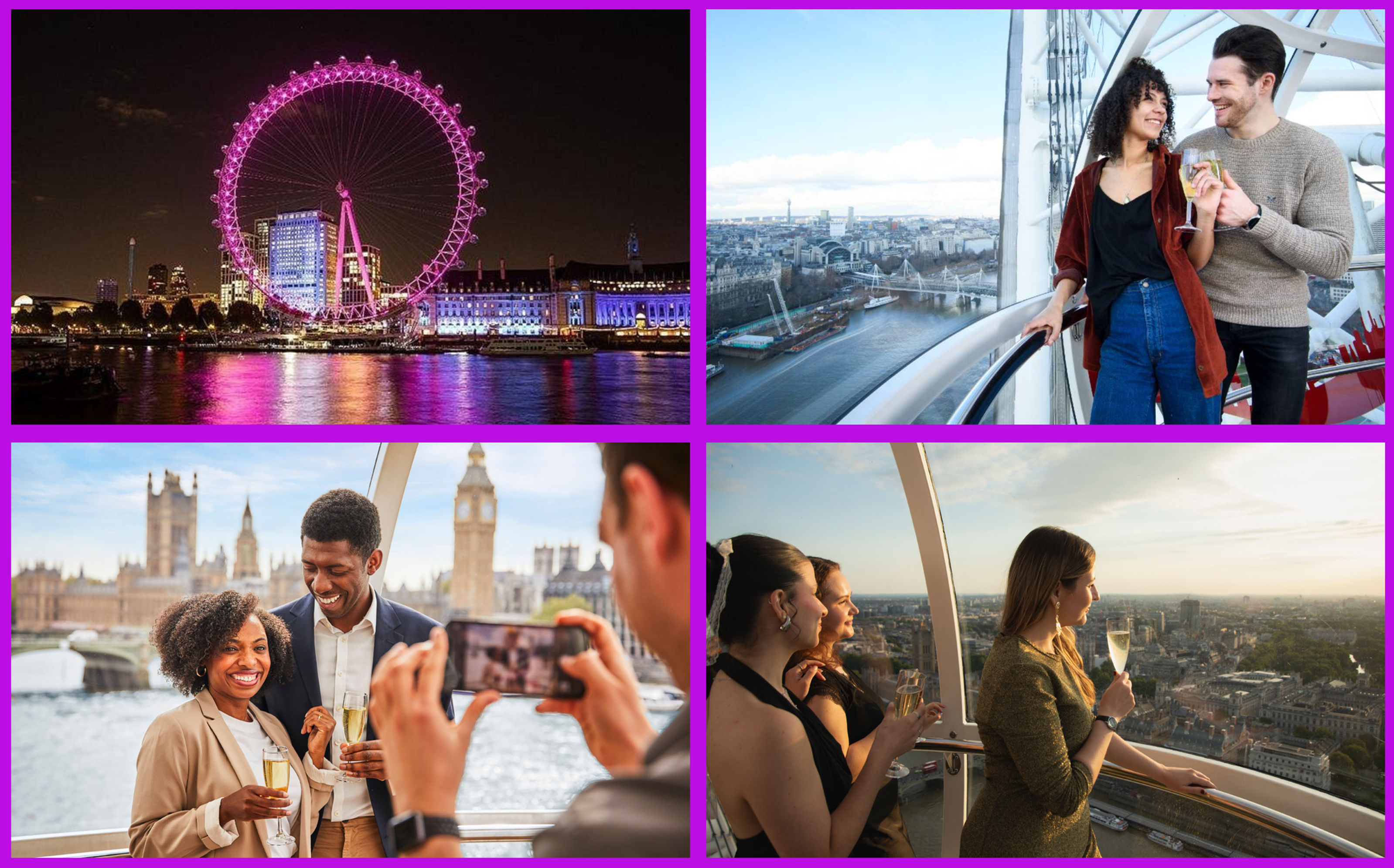 3★ or 4★ London Break with Champagne Eye Experience for 2