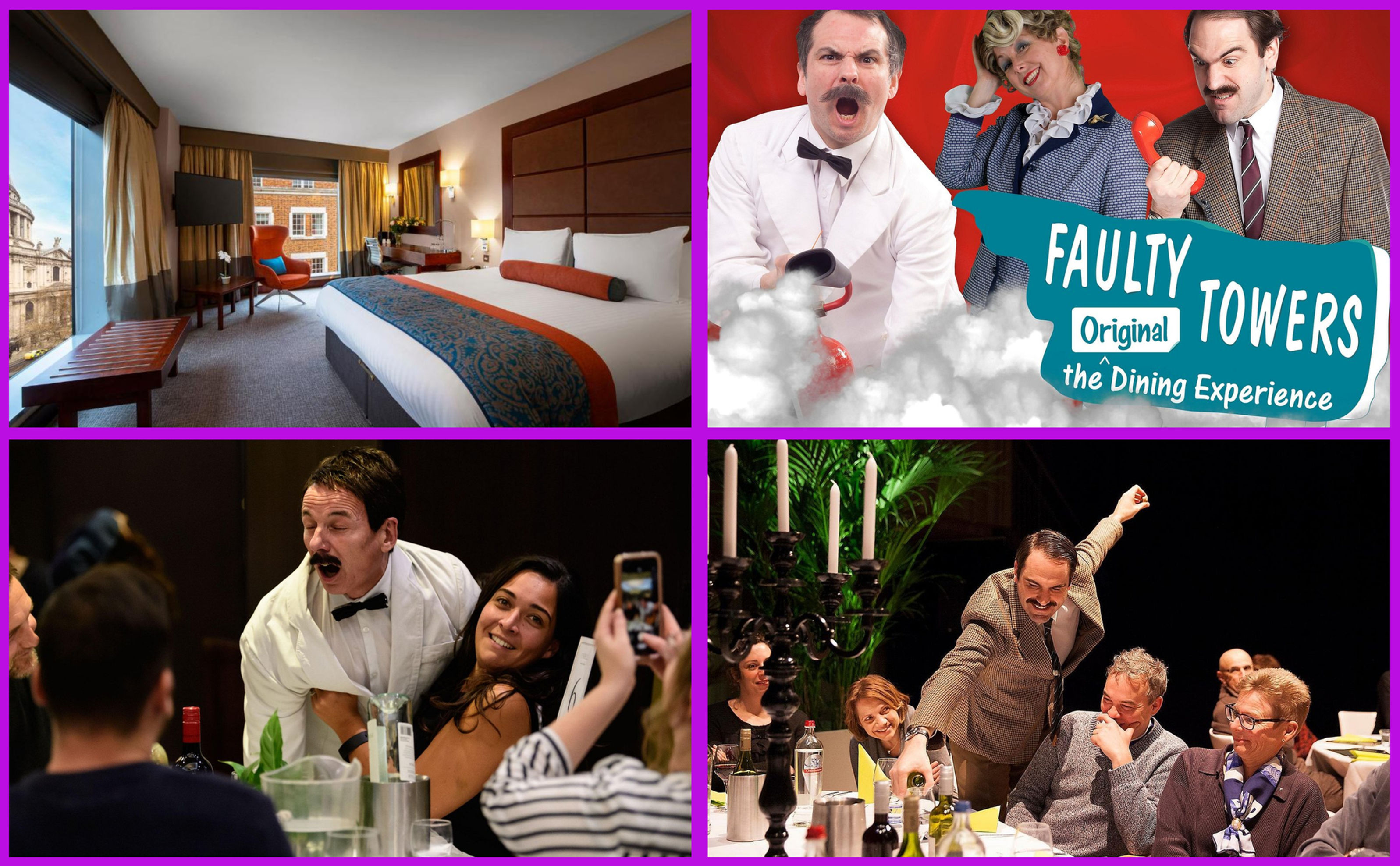 Faulty Towers The Dining Experience & London Hotel Stay for 2