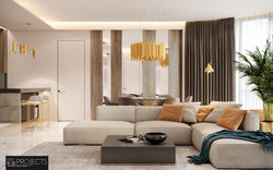 Визуализация кухни-студии