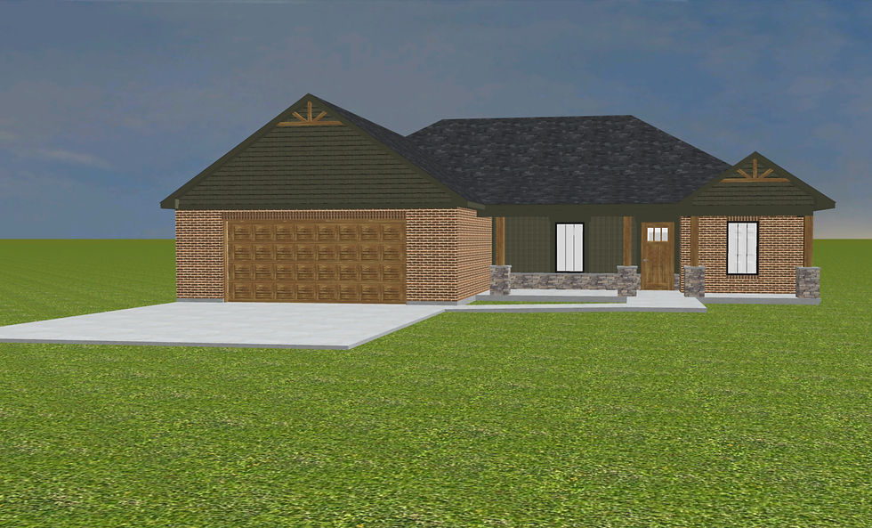Redbud 3D rendering