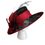 Thumbnail: H40 - Large Black and Red Mesh Hat