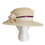 Thumbnail: H1 - BHS Cream Wide Brimmed 3 Silk Rose