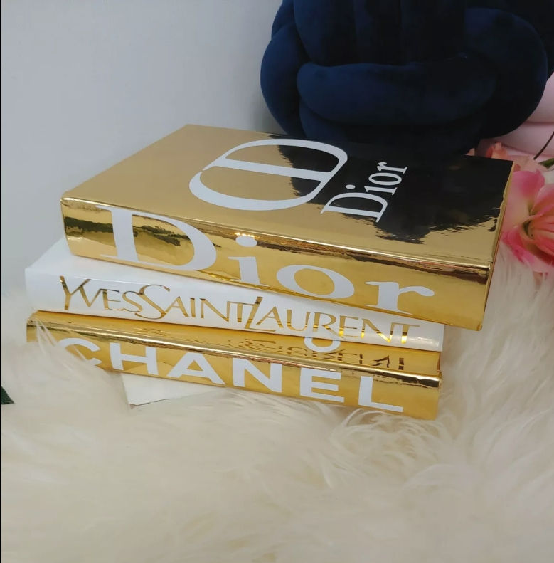 HANDMADE SET OF 3 MIX COLOUR DECORATIVE INSPIRED TABLE BOOKS FOR HOME DECOR