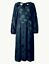 Thumbnail: Ladies EX M&S Navy Jacquard floral Midi Plus size Dress UK Size  10 to 22