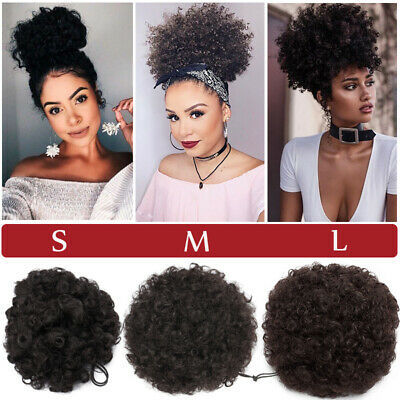 Thumbnail: JANET AFRO SEXY DRAWSTRING PONYTAIL Size Large Colour Dark Brown 