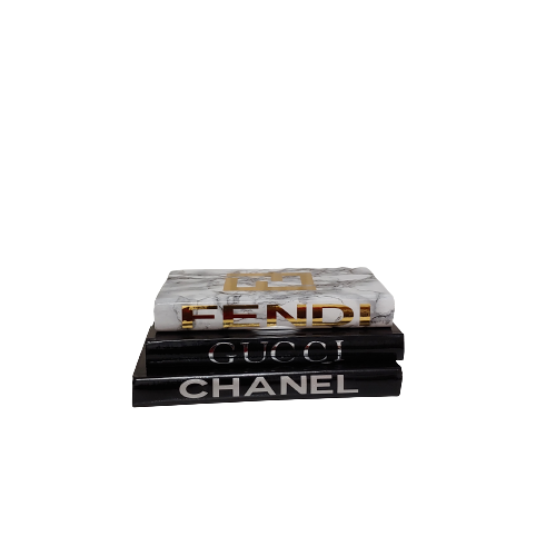 Thumbnail: NEW LUXURY 3 SET OF WHITE MIX DISPLAY DECORATIVE INSPIRED COFFEE TABLE BOOKS 

