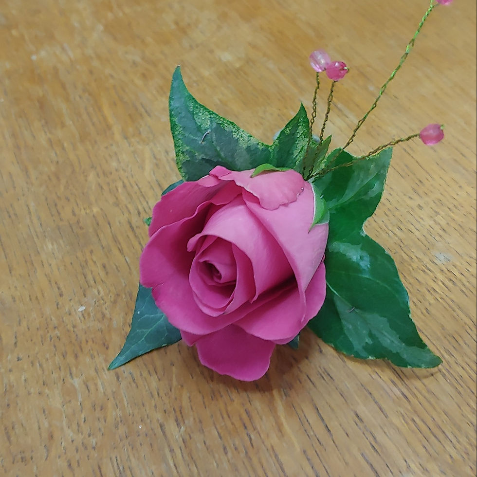 Thumbnail: Wedding Artificial Buttonhole Flower 