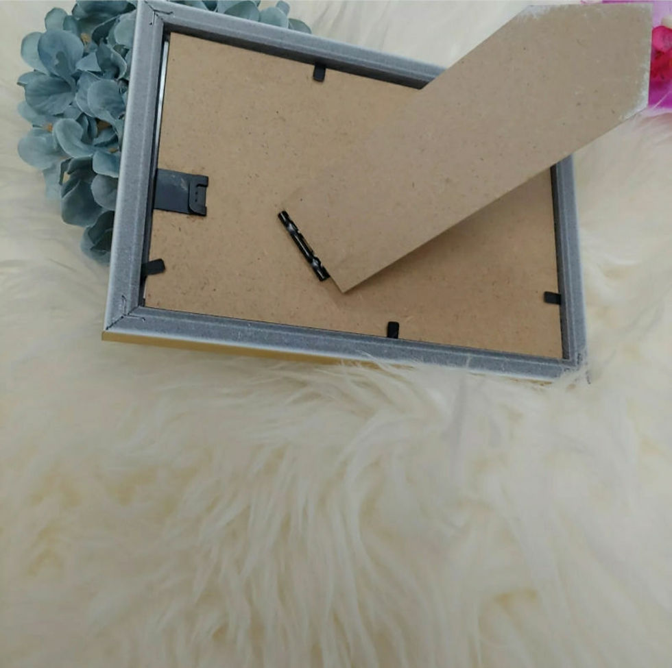 Thumbnail: Picture Photo Frame decorative Inspired Handmade Gold/Marble  frame Size 4"×6"