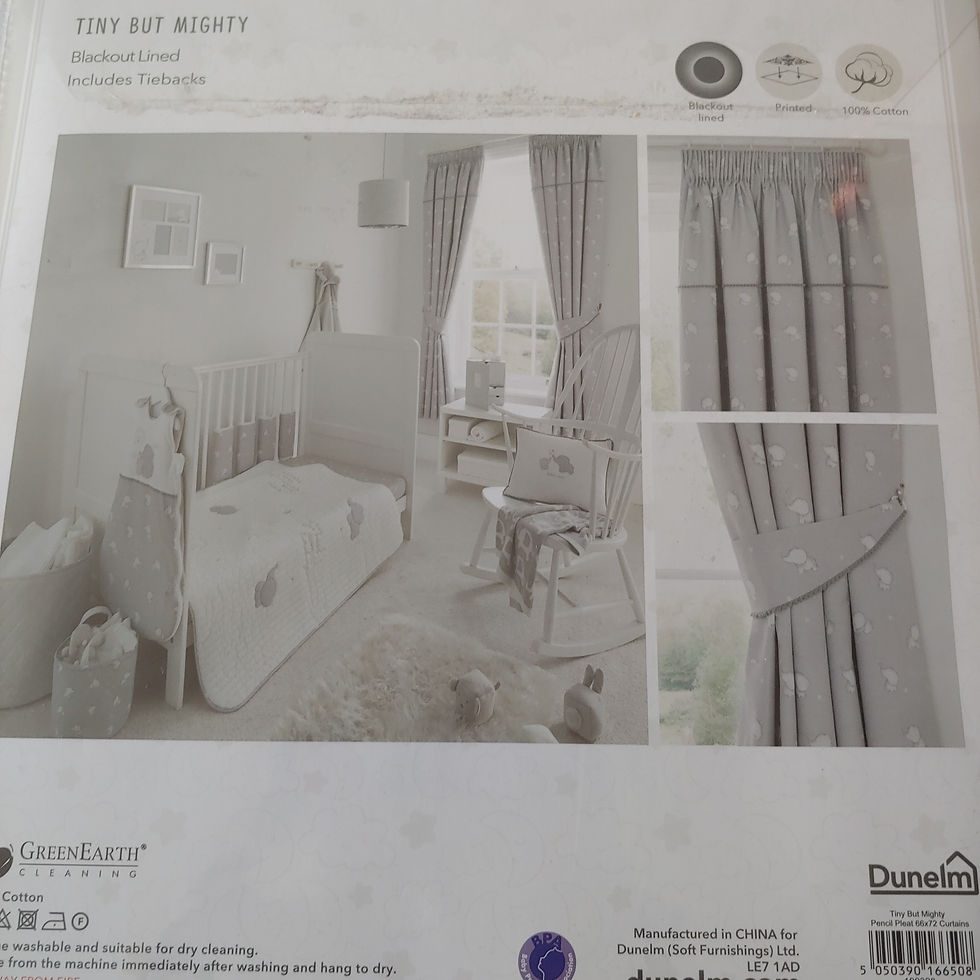 Thumbnail: Tiny but Might Pencil pleat Blackout Curtain 66" × 72" 