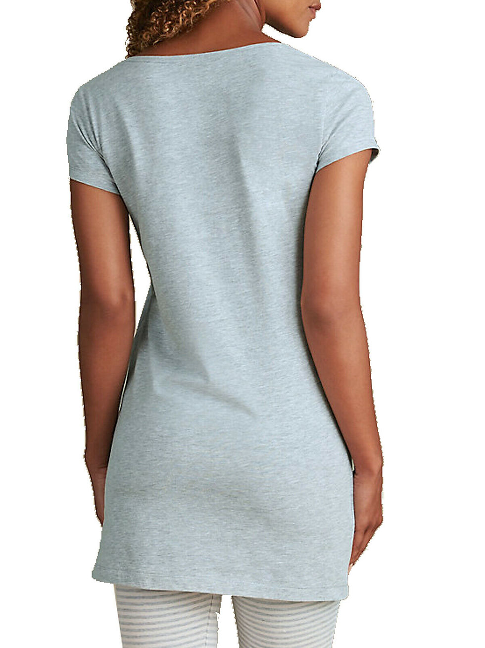 Thumbnail: Ladies/Women EX M&S GREY Pyjama Tunic Plus Size