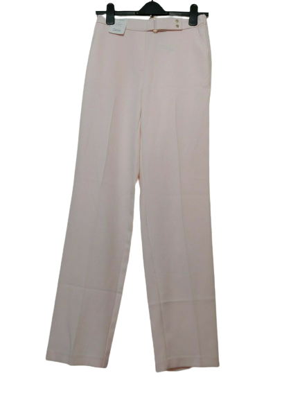 Women's EX M&S Light Pink Trousers Size 8 Regular | RRP£39.50