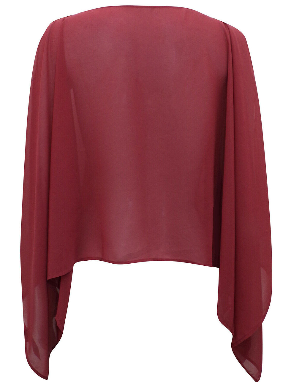 Thumbnail: WOMENS/LADIES Red Side Split Blouse