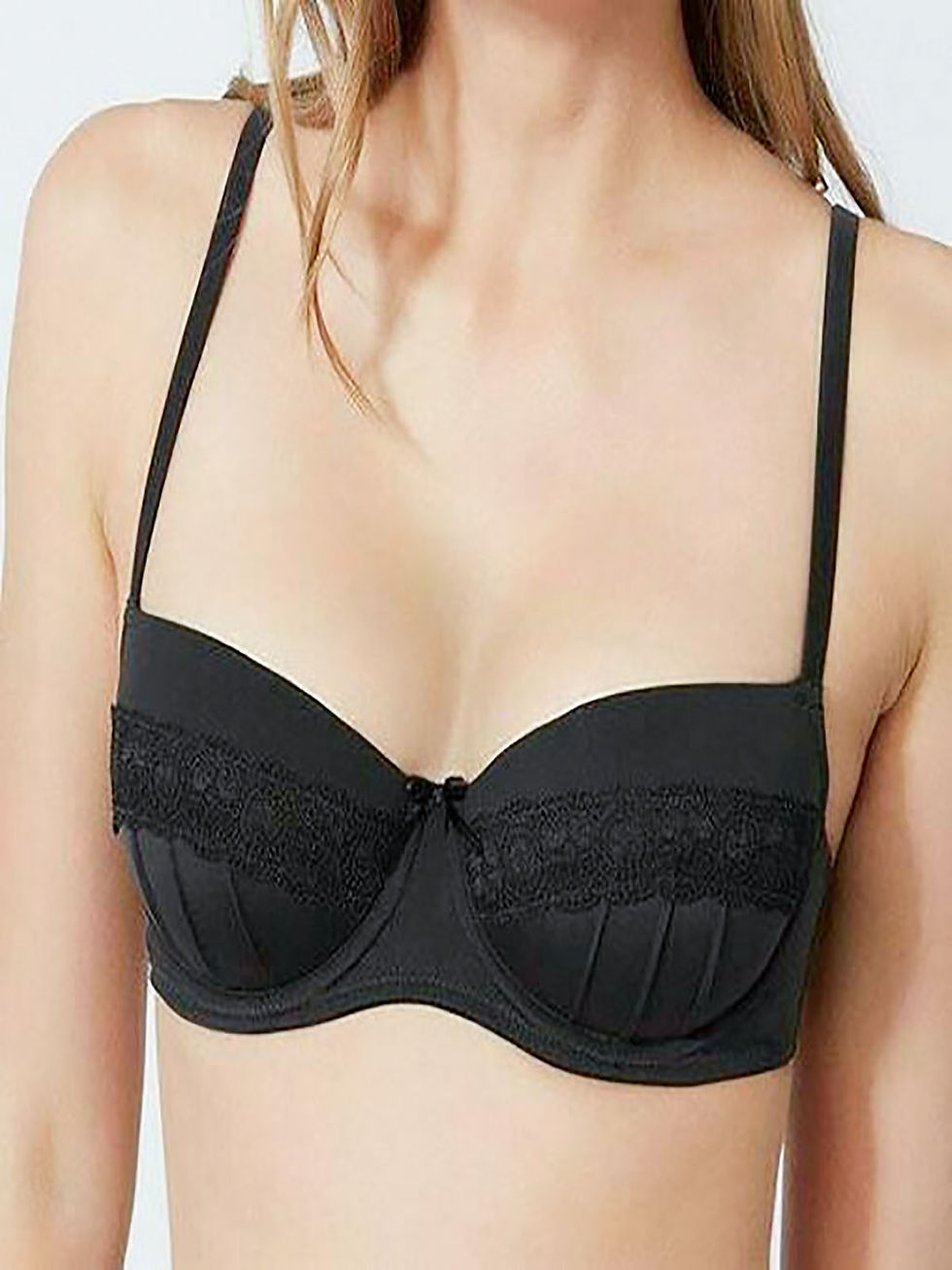 Thumbnail: Bounx Avenue Women Black Tara Balconette Bra - Size36A