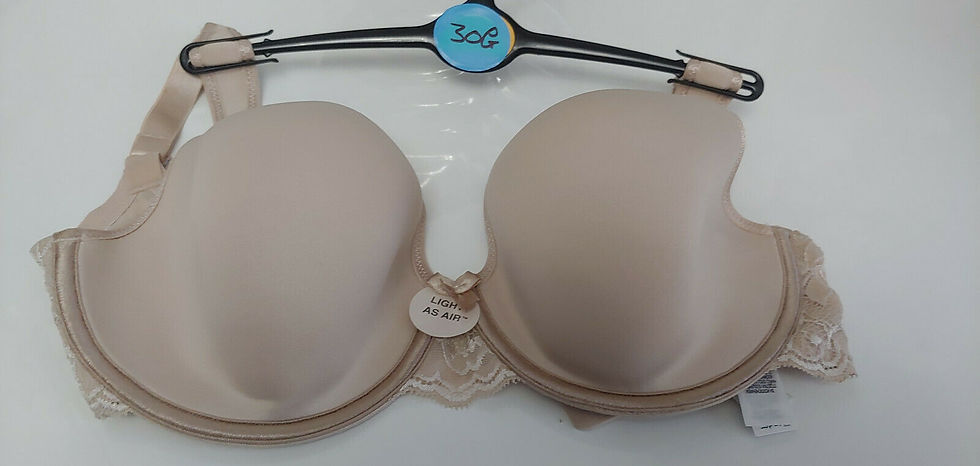 Women Ex M&S Almond Light As Air Push Up Underwired padded Cleavage SIZE 30G