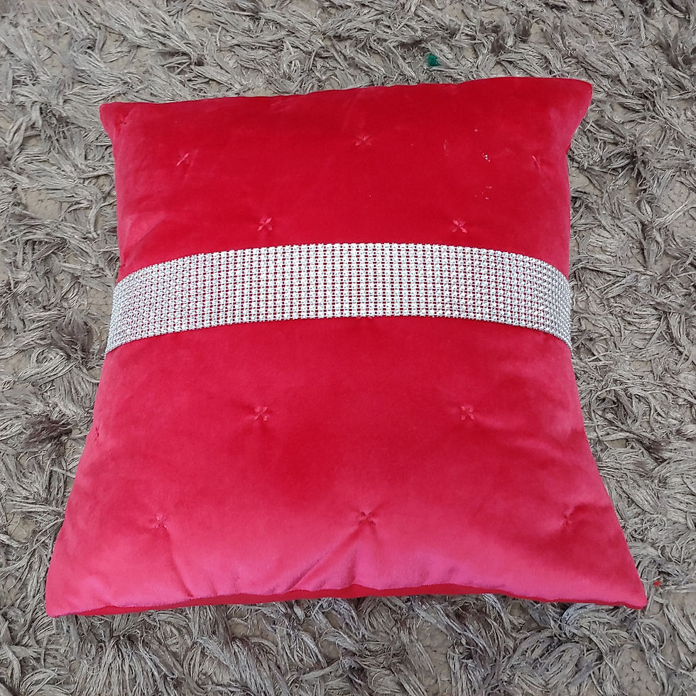 Thumbnail: LUXURY HOME CUSHION  Silver Bling 