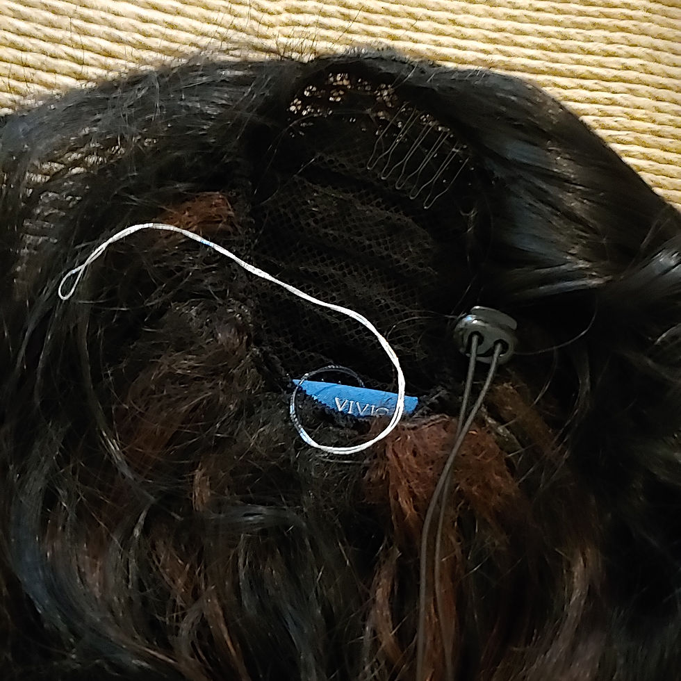 Thumbnail: Women Lady drawstring ponytail hair extension for party/ hair accessories/