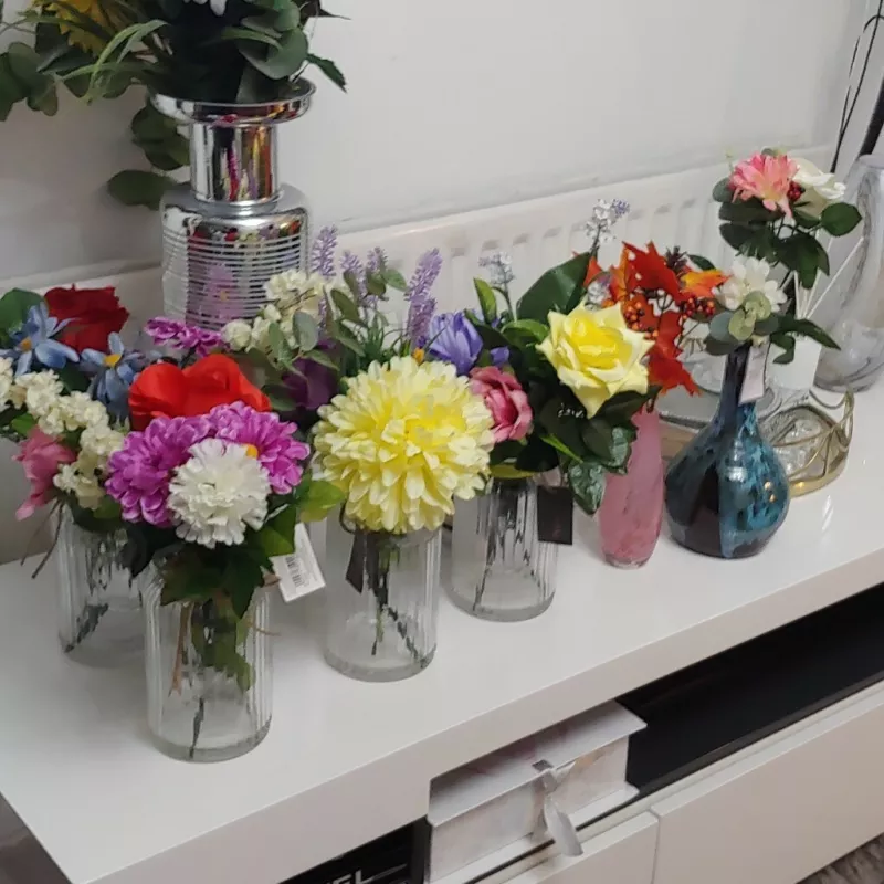 Thumbnail: Flower Bouquet Lavender/Rose/Eucalyptus Home Decor