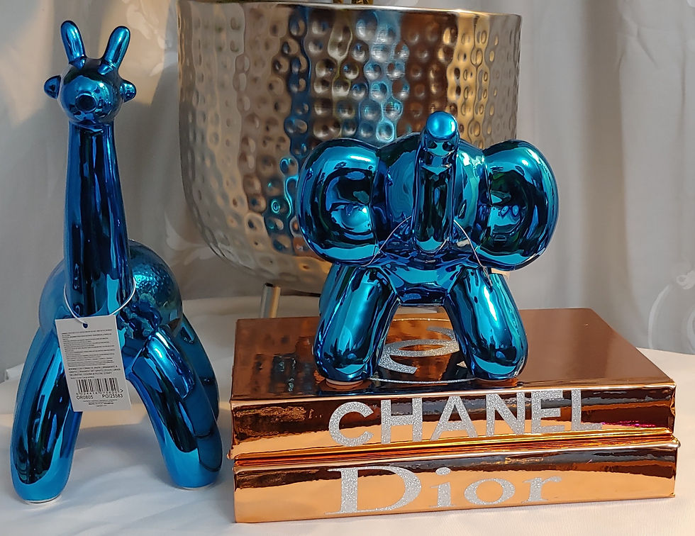 Thumbnail: Balloon Elephant/Giraffe Sculpture Figurine Home Decor