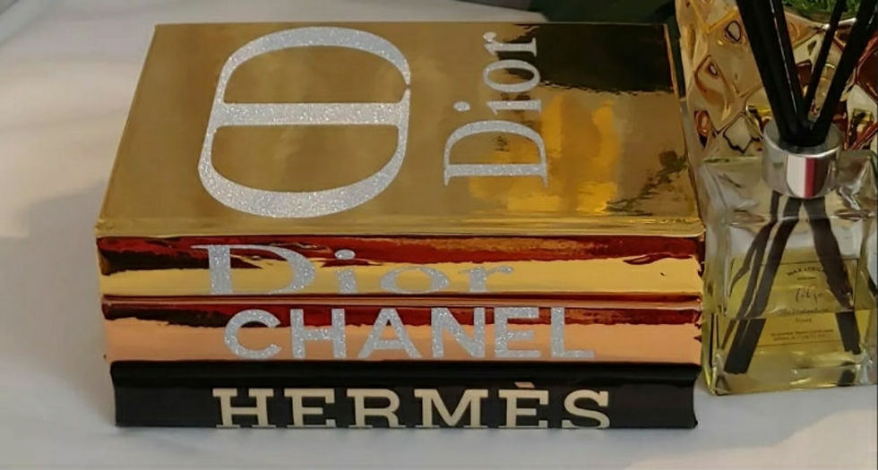 Thumbnail: SET OF 3 MIX COLOUR DECORATIVE INSPIRED COFFEE TABLE BOOKS FOR HOME DECOR