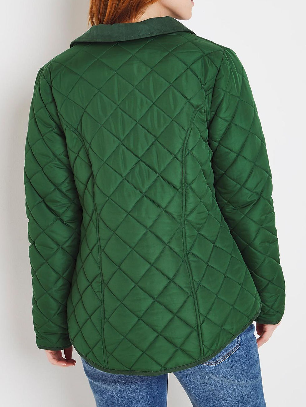 Thumbnail: Women's Julipa Dark Green Short Padded Long SleeveUK Size 10