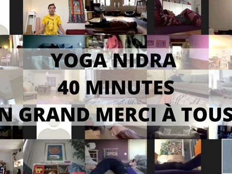 YOGA NIDRA 40 MINUTES - Replay gratuit
