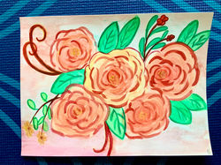 rose painting