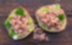 Frische Krabbenchen mt Salat