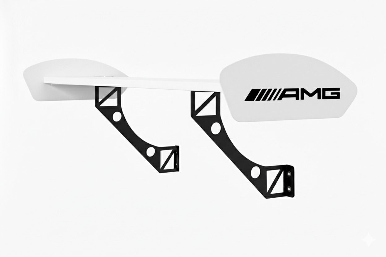 AMG inspired wall shelf
