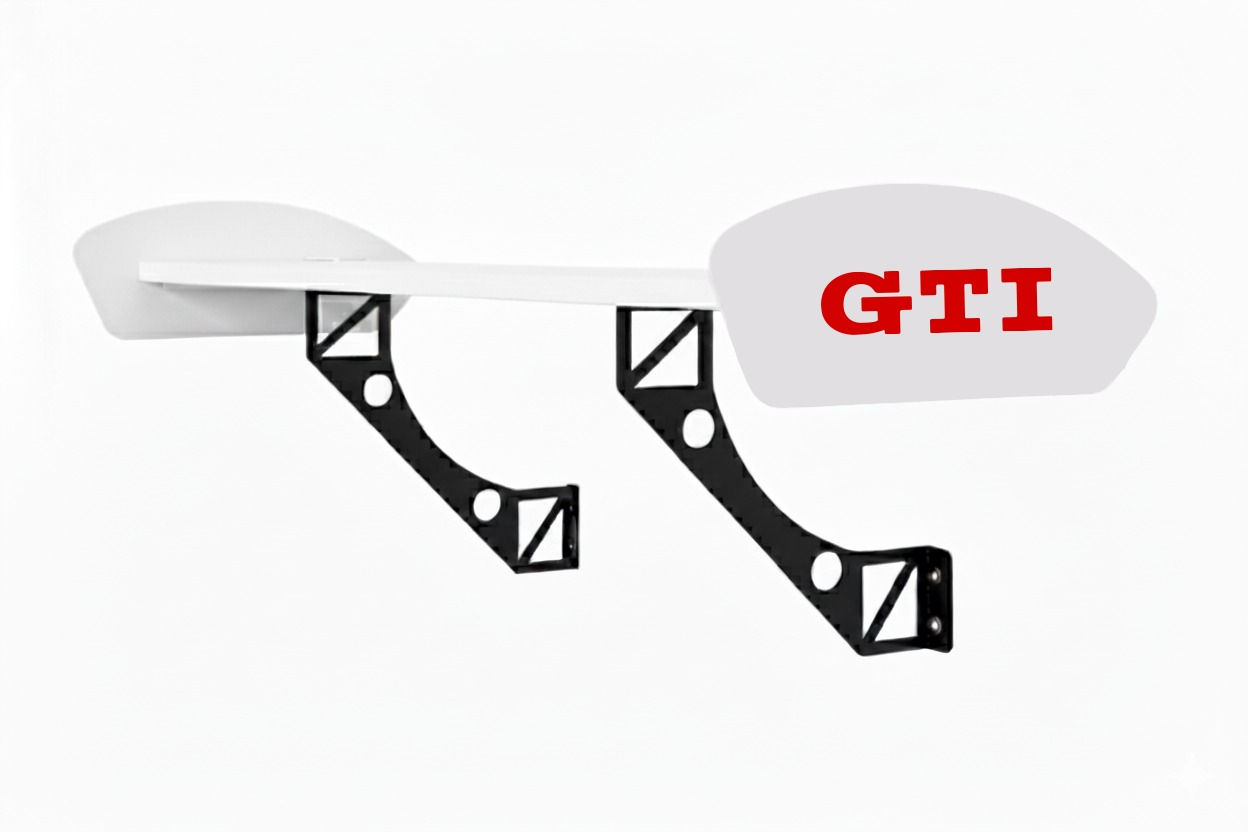 GTI inspired wall shelf
