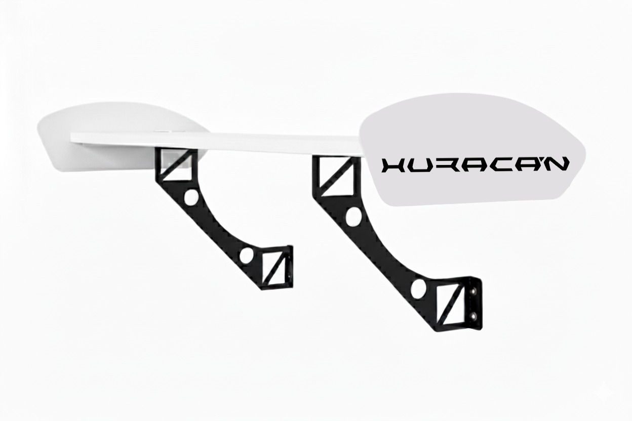 HURACAN inspired wall shelf