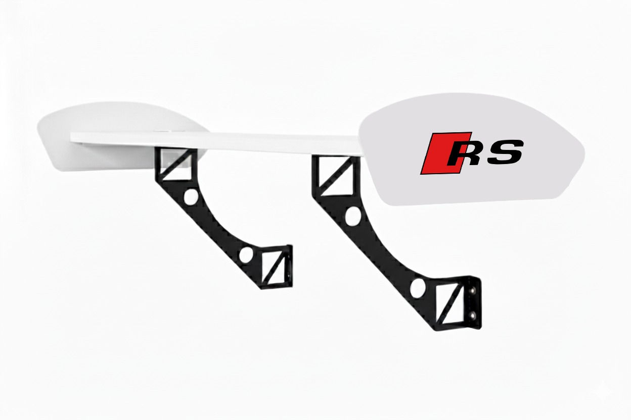 RS performance inspired wall shelf