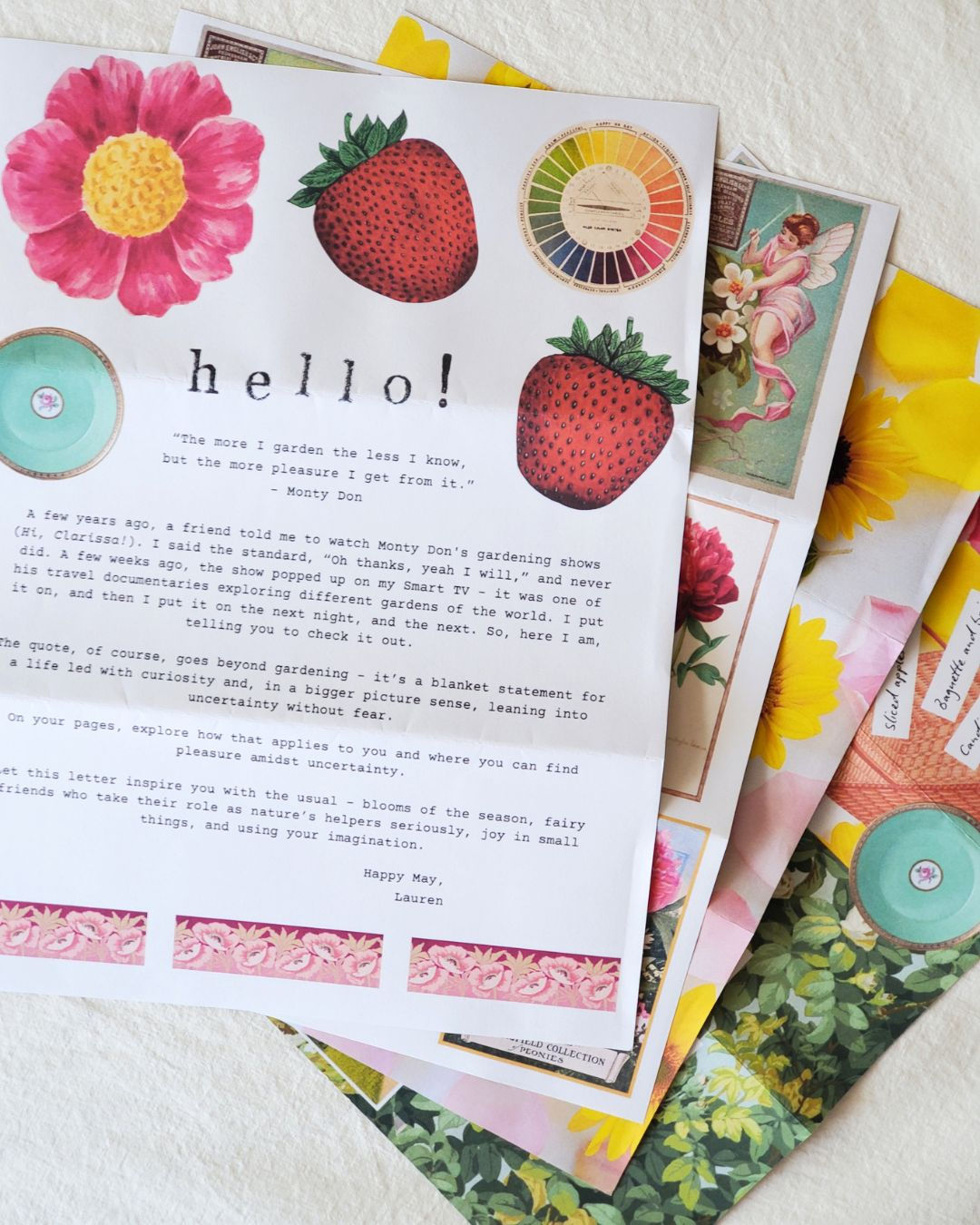 may monthly snail mail subscription letter