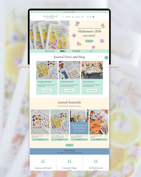 stationery small business website
