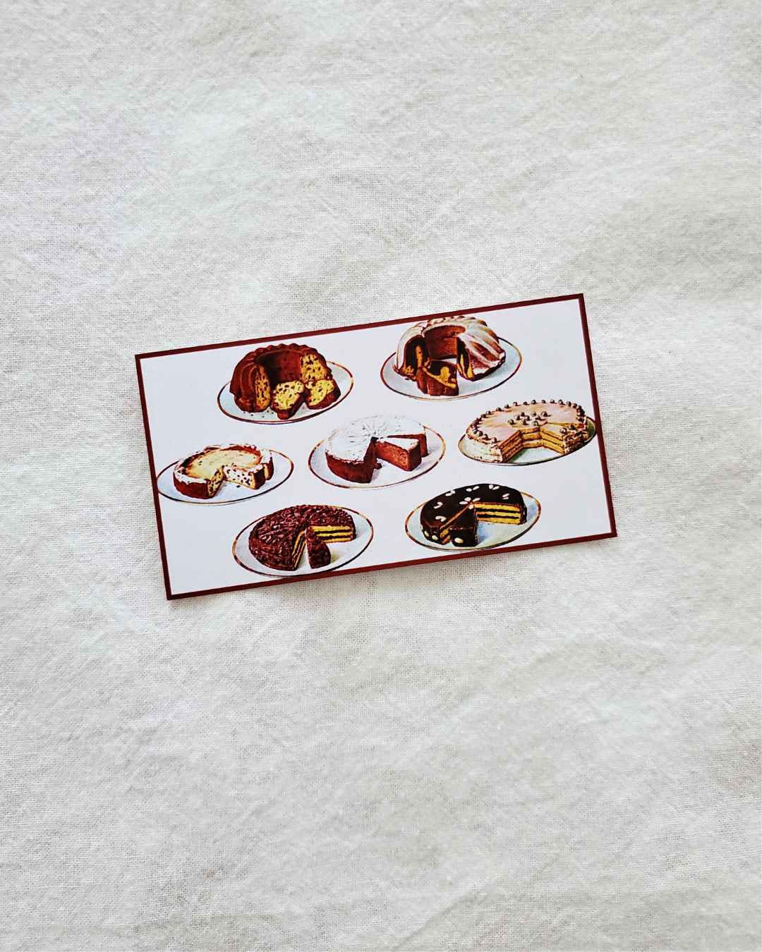 cake collection ephemera
