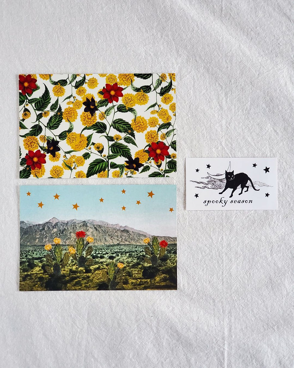 Thumbnail: autumn postcards and stickers