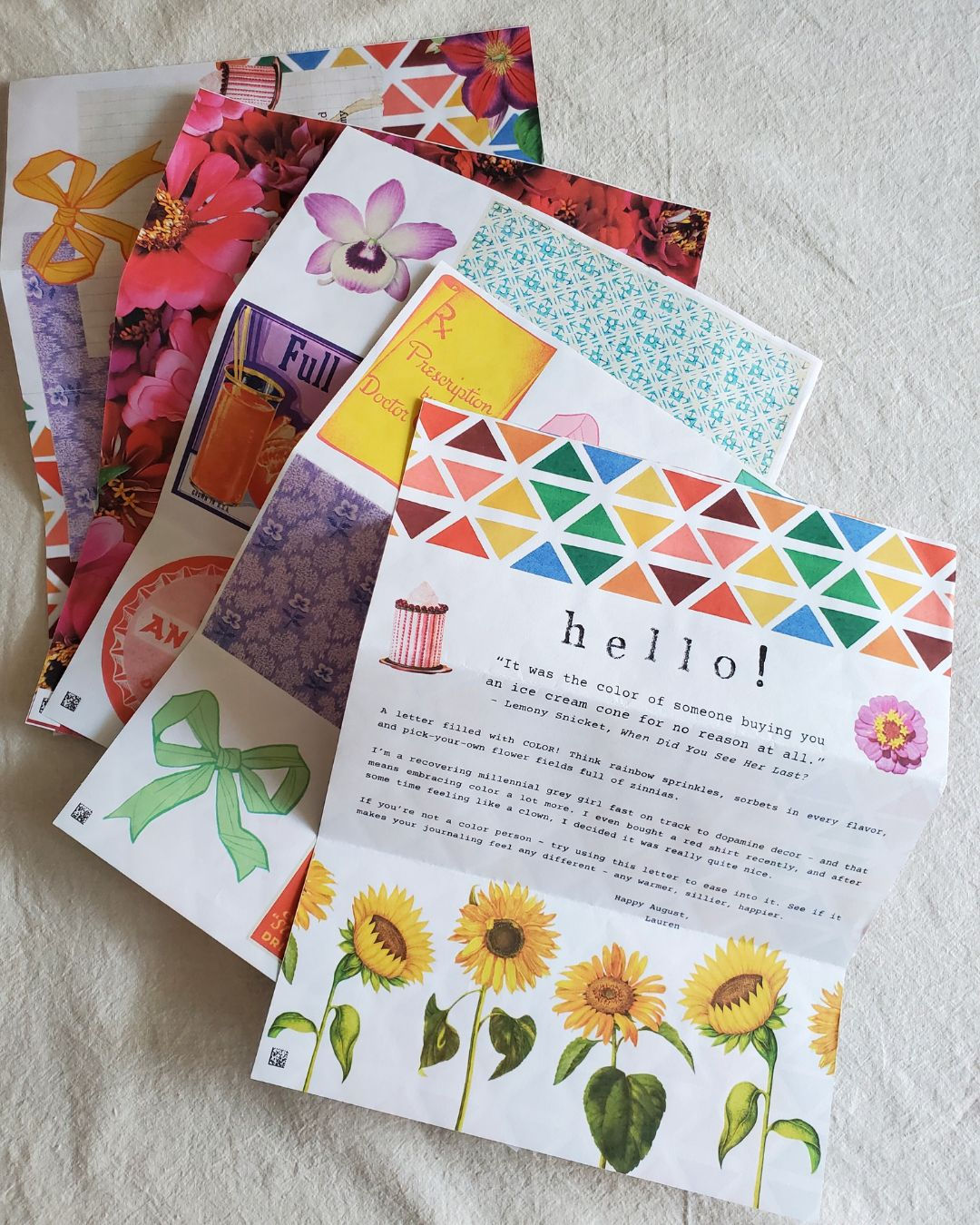 August 2025 Printable StampFans Letter