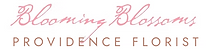 blooming blossoms providence florist logo