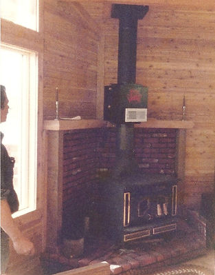 WOODSTOVE FLUE WASTE HEAT RECOVERY DEVICE