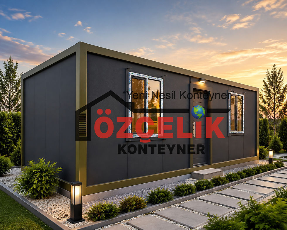 21 m² 2+1 yaşam konteyneri dış görünüm
