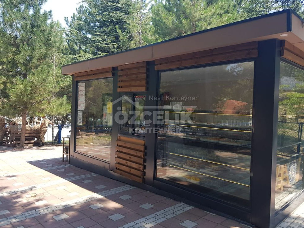 Küçük resim: Modern tasarımlı kafe konteyner