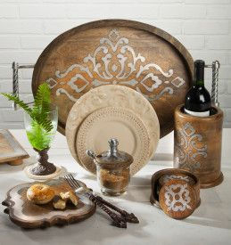Wood and Metal Honey Jar