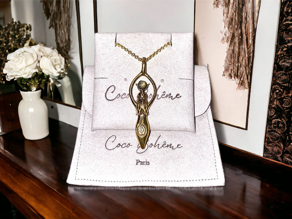 Miniature : Pendentif «Gaïa» Déesse mère de la Terre